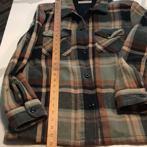 Outerknown Organic Cotton Flannel Button-Up Shirt Jacket - Picture 5 of 7